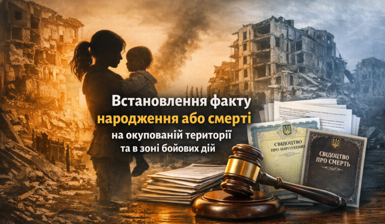 Встановлення факту народження або смерті на окупованій території