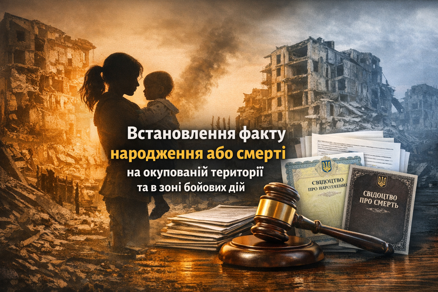 Встановлення факту народження або смерті на окупованій території