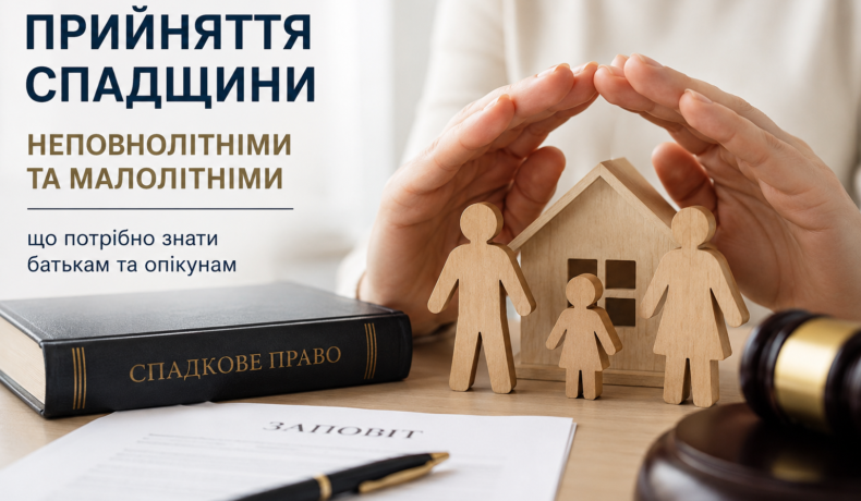 Спадщина неповнолітні